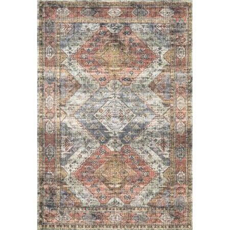 Loloi Loloi Rugs SKYESKY-06APMI2339 2 ft. 3 in. x 3 ft. 9 in. Skye Area Rug - Apricot & Mist SKYESKY-06APMI2339